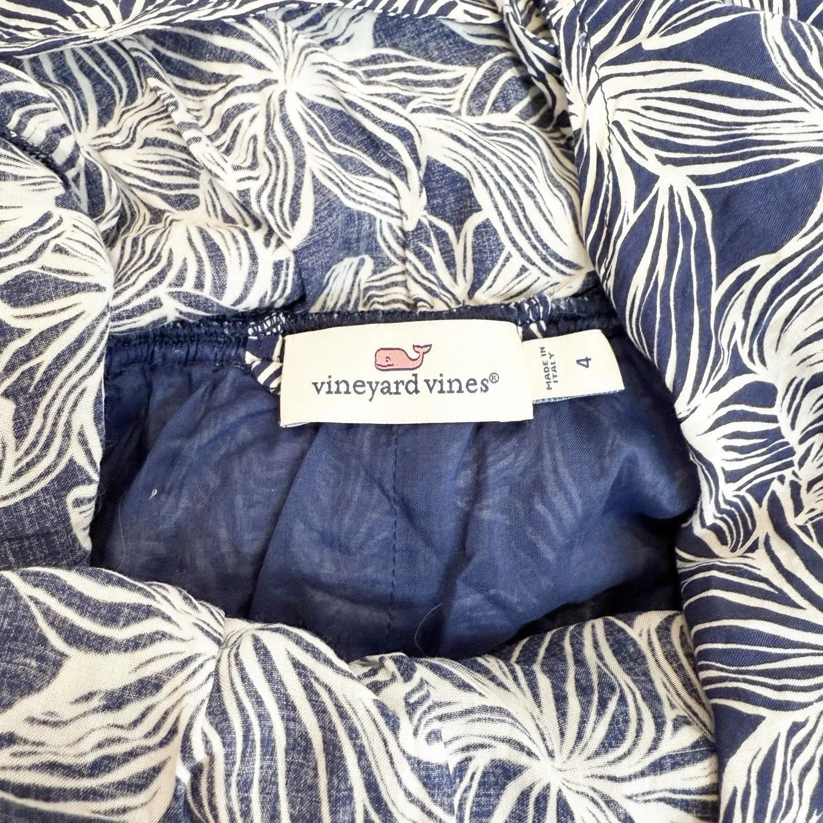 Vineyard Vines Floral Maxi Dress Size 4 Resort Hawaiian Coastal Island Vacation - Image 7