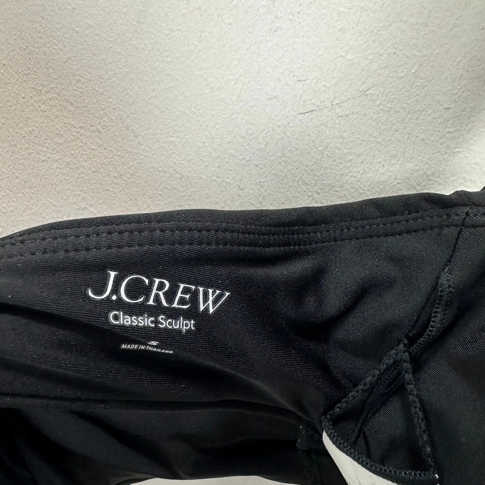 J.Crew Bikini Swimsuit Classic Sculpt Mira Hallie High Waist Set Black Small NWT - Image 9