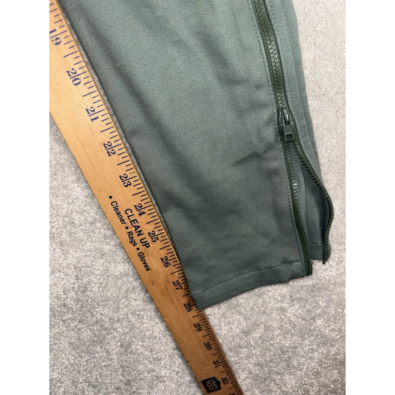 5.11 Tactical Wyldcat Pants Womens size 2 Ankle Zip Utility pockets Green - Image 10