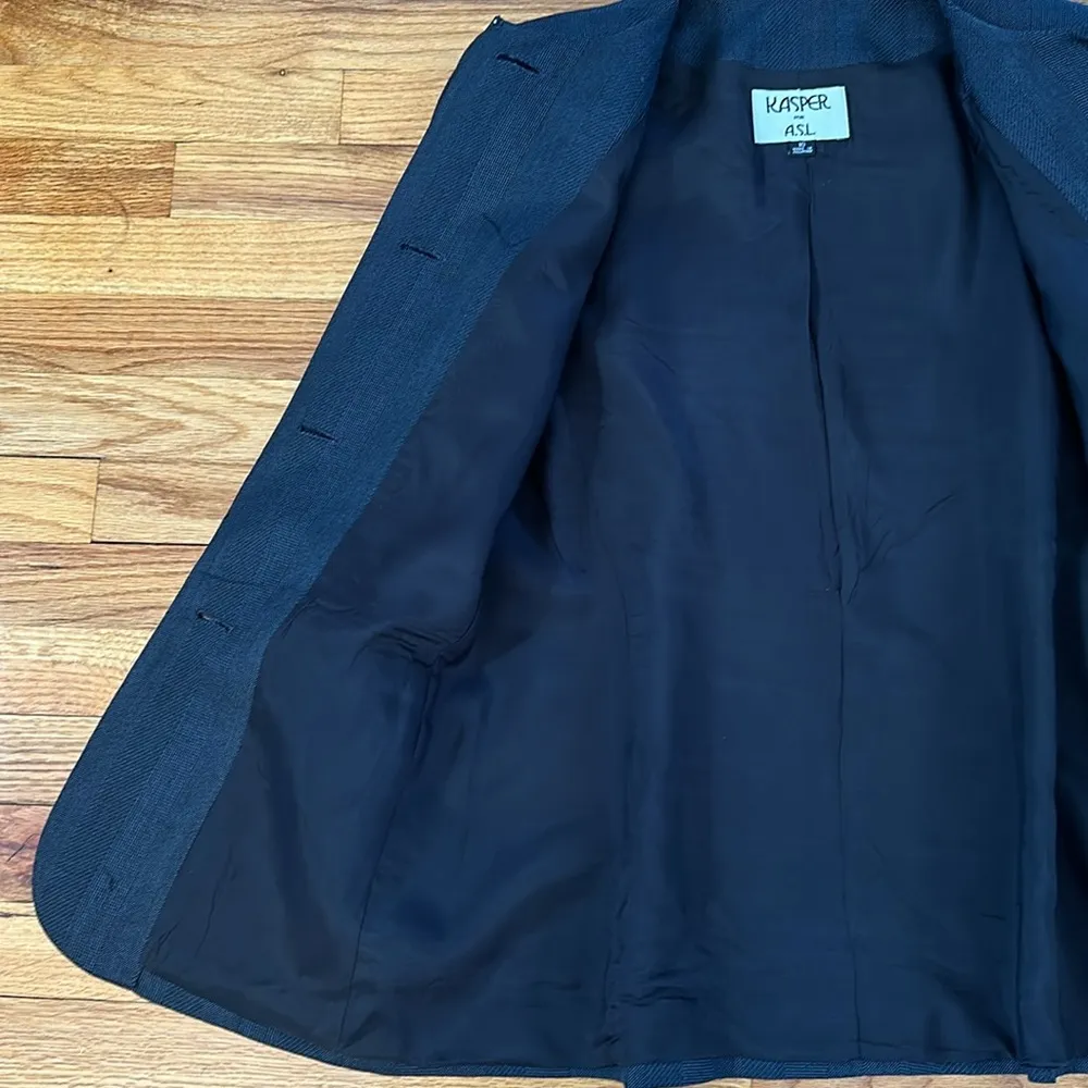 NWT Vintage 90s  for ASL Long Jacket Sz 10 - Image 7