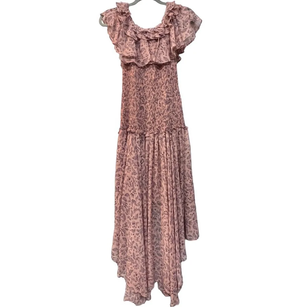New MISA LOS ANGELES Giada Midi Dress in Rose Paisley - Image 8