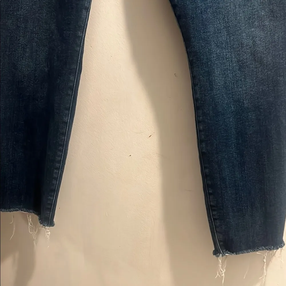 Good American Sz 22 Good Legs High Waist Raw Hem Skinny Jeans Blue - Image 5