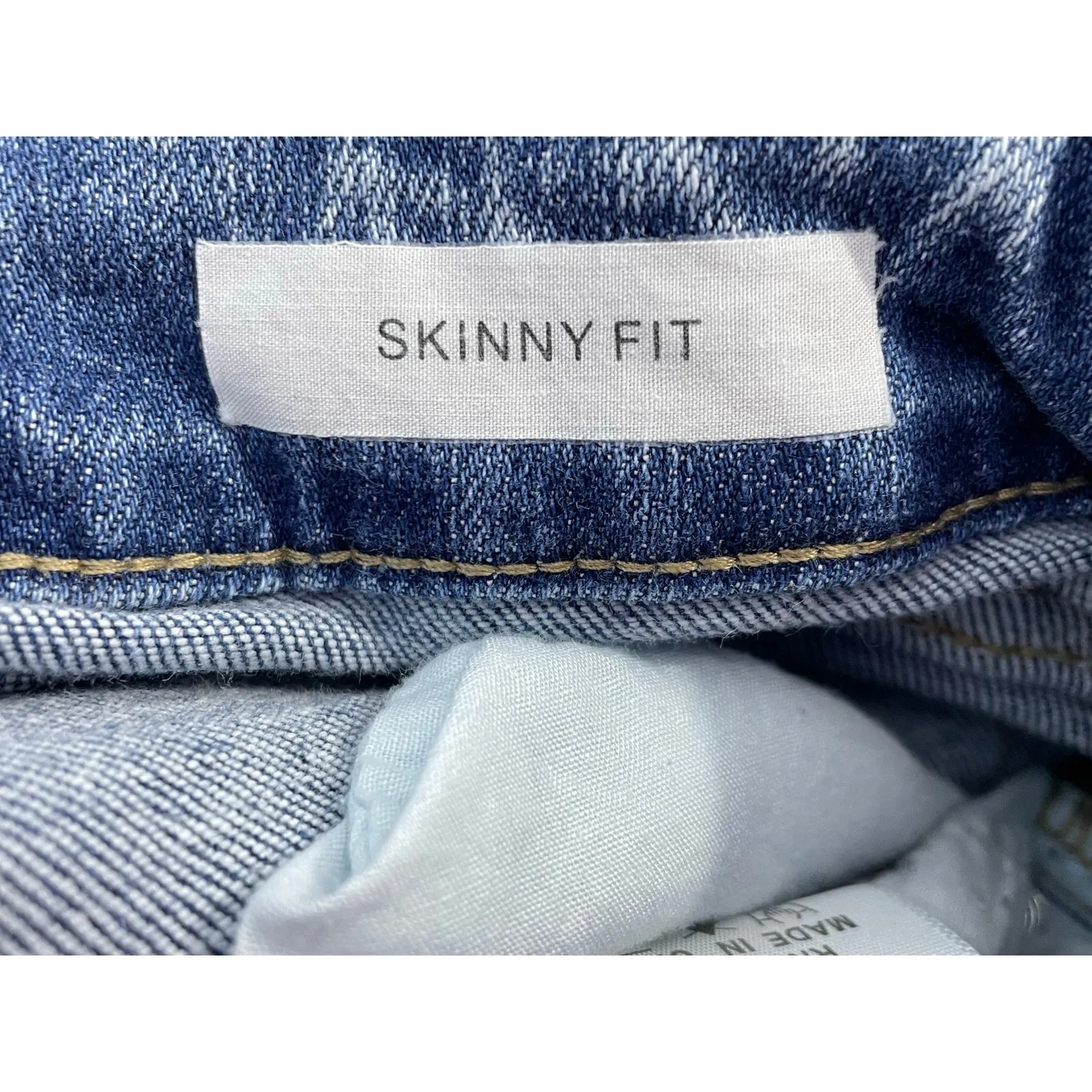 Judy Blue Jeans 5/27 High Rise Skinny Fit Acid Wash Distressed Raw Hem Festival - Image 7