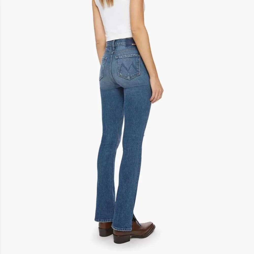 MOTHER HIGH WAISTED RUNAWAY SLICE HEEL JEAN - Image 3