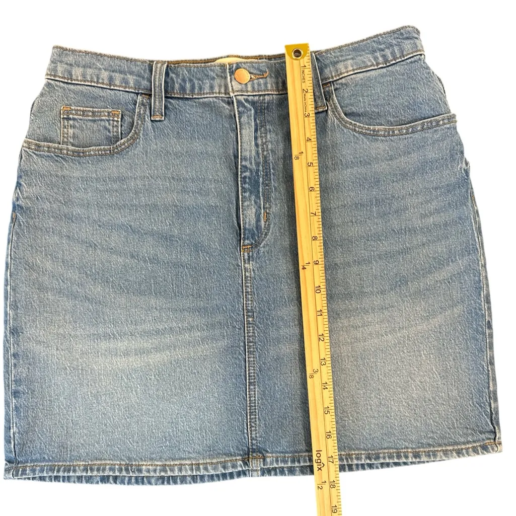 Universal Thread Light Blue Denim Pencil Skirt‎ - Image 4