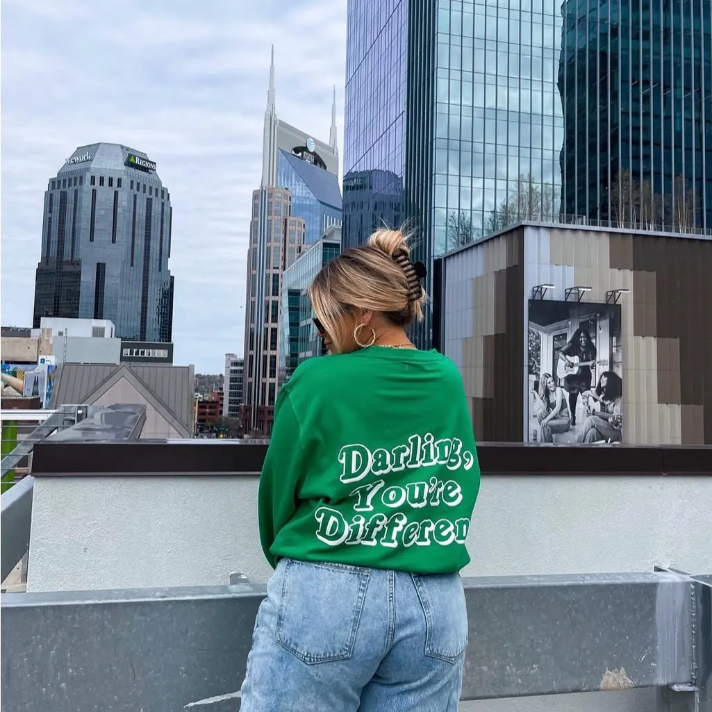 Skull house designs crewneck Green Size M - Image 3