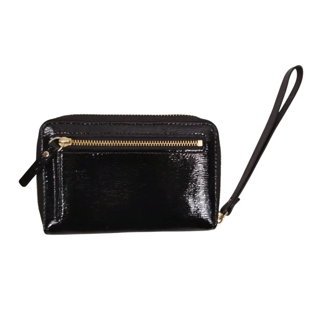 Kate Spade Beacon Court Louie Tech Wristlet Black Patent Leather - Image 3