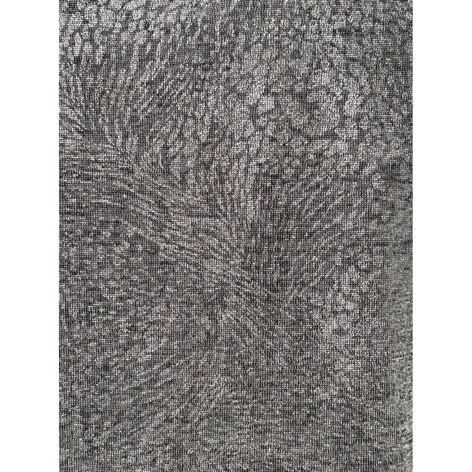 Silver Metallic Top V-Neck Flutter‎ Sleeve Sparkle Party Blouse - Image 4