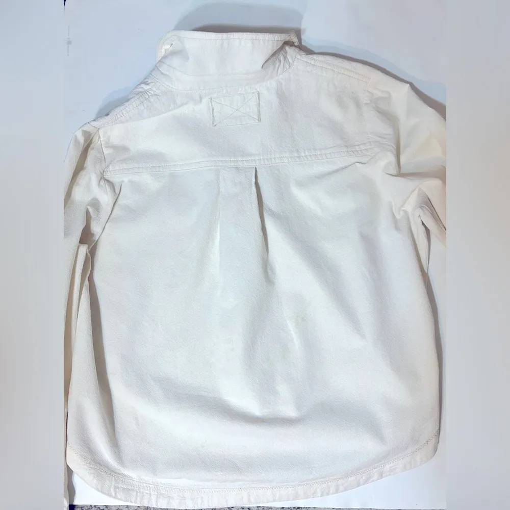 NWT FREE People x We The Free Classic Oxford Top in Ivory Combo, size M - Image 6