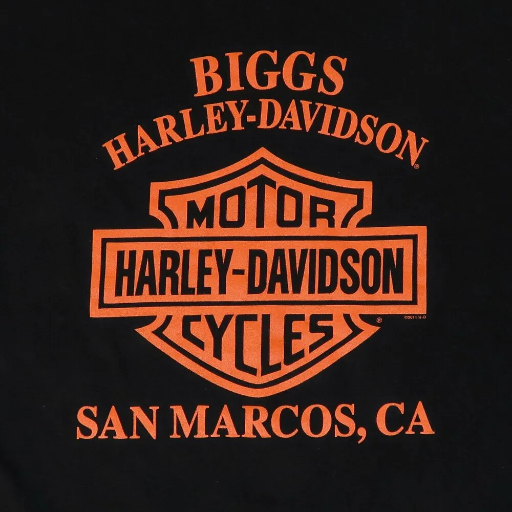 2017 Harley Davidson Flaming Eagle Shirt - Image 7