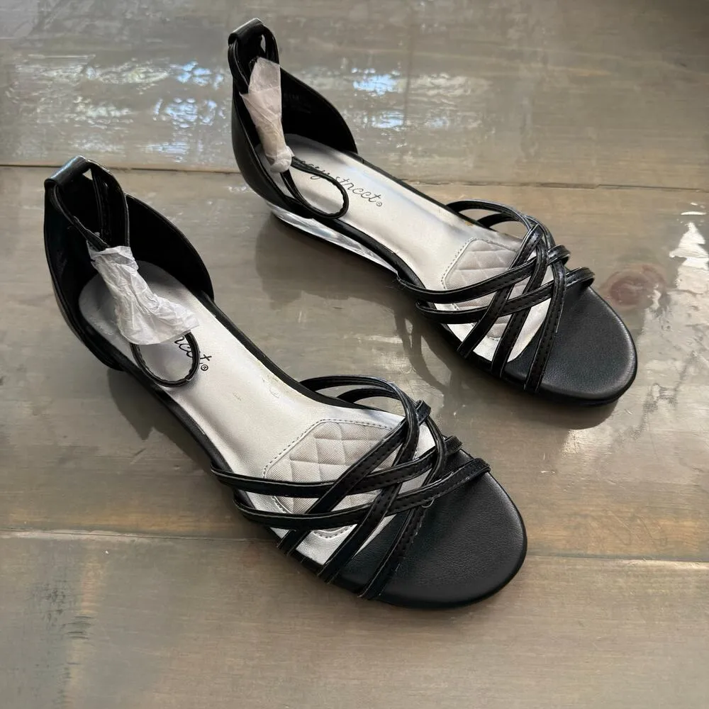 Easy Street Black Tarrah Dress Sandals Sz 9M NIB - Image 6
