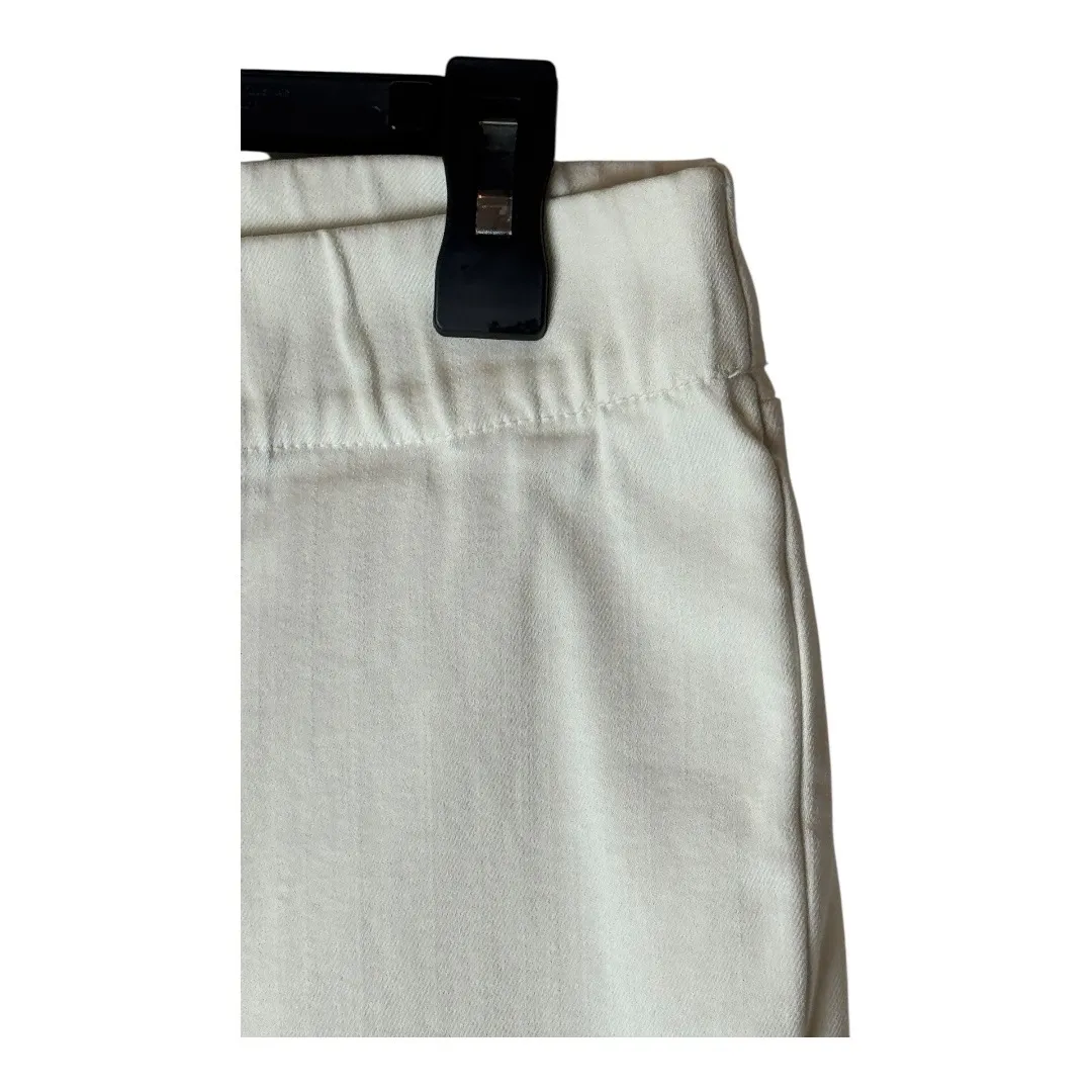 NYDJ Jeans Women 10 White MILLIE Pull On Ankle Skinny Pants Stretch Comfort‎ - Image 5