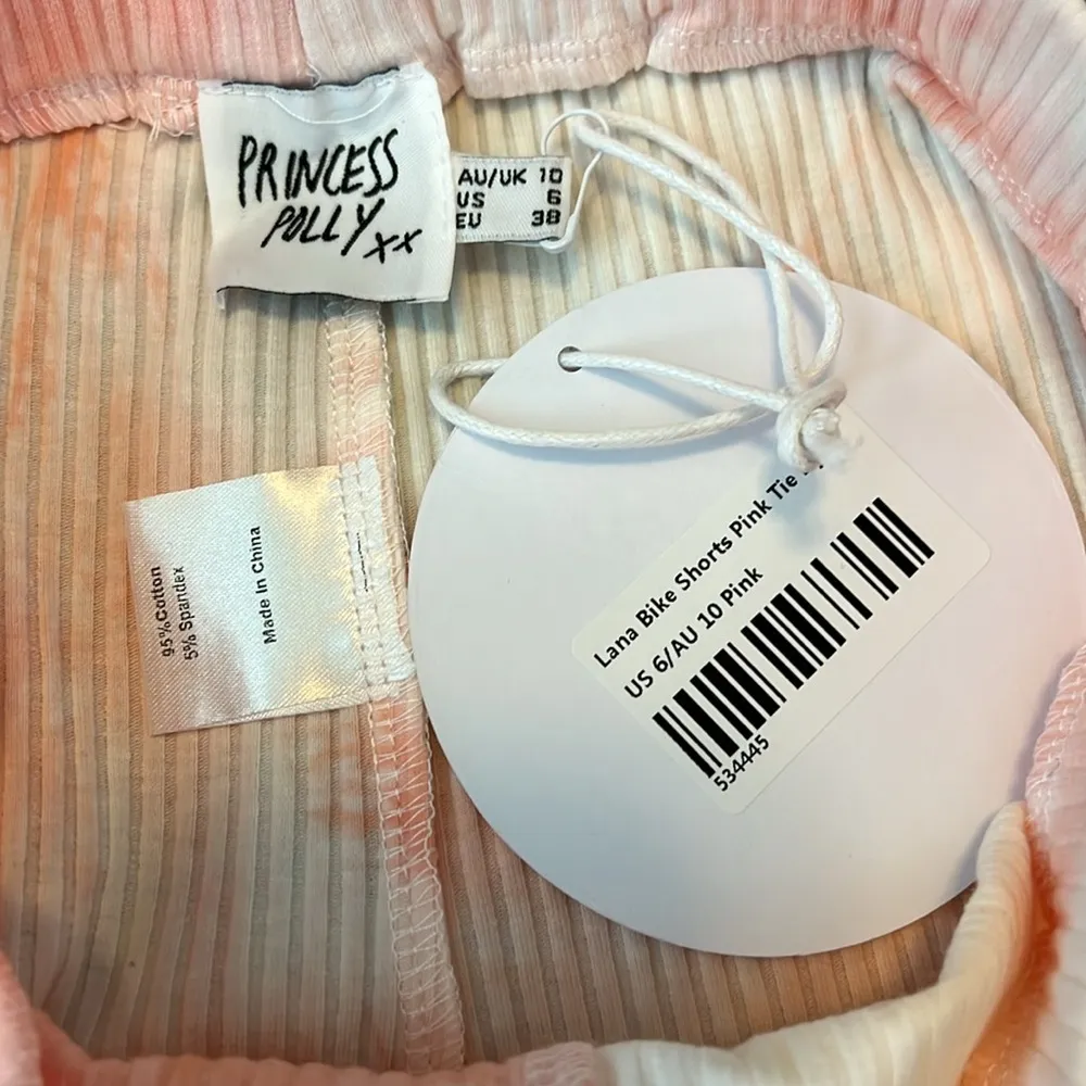 Princess Polly Lana Biker Shorts Pink Size 6 NWT - Image 3