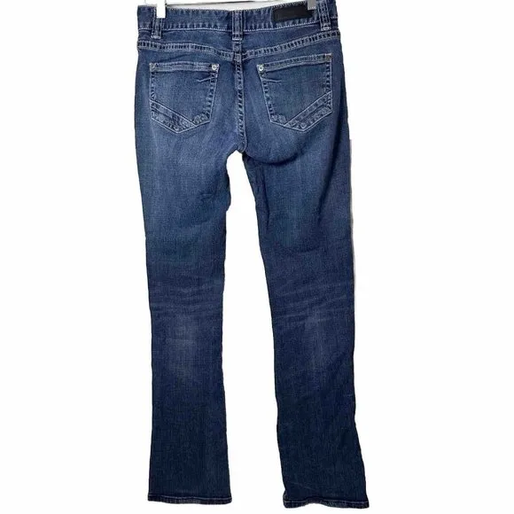 Rock & Roll Cowgirl Boyfriend Jeans Blue Denim Womens Size 28x32.5 - Image 2