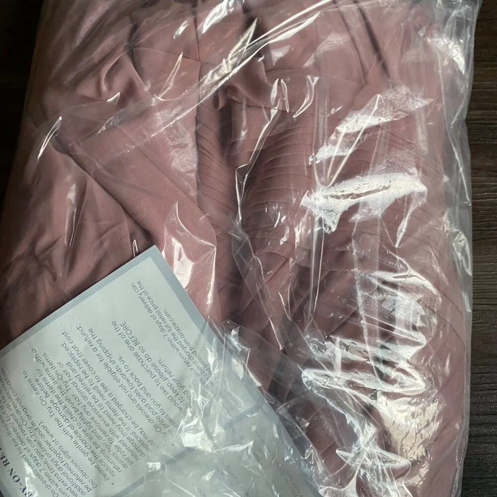 Azazie sz 6 pink‎ Arabella Allure maxi long ball gown  NWT - Image 4