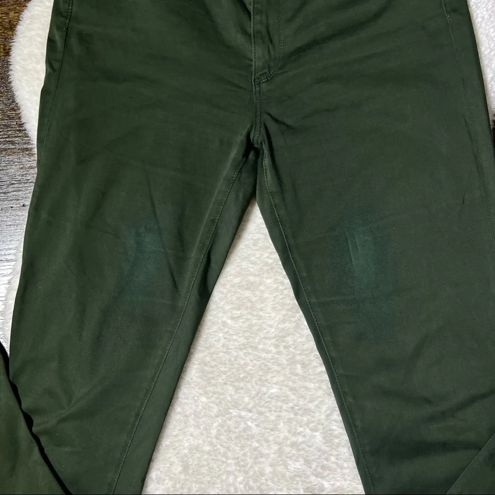 AG Adriano Goldschmied Prima Mid Rise Cigarette Jeans in Sulfur Dark Moss - Image 3