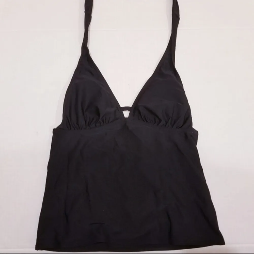 Old Navy Black Halter Tie Swim Top Small Petite - Image 5