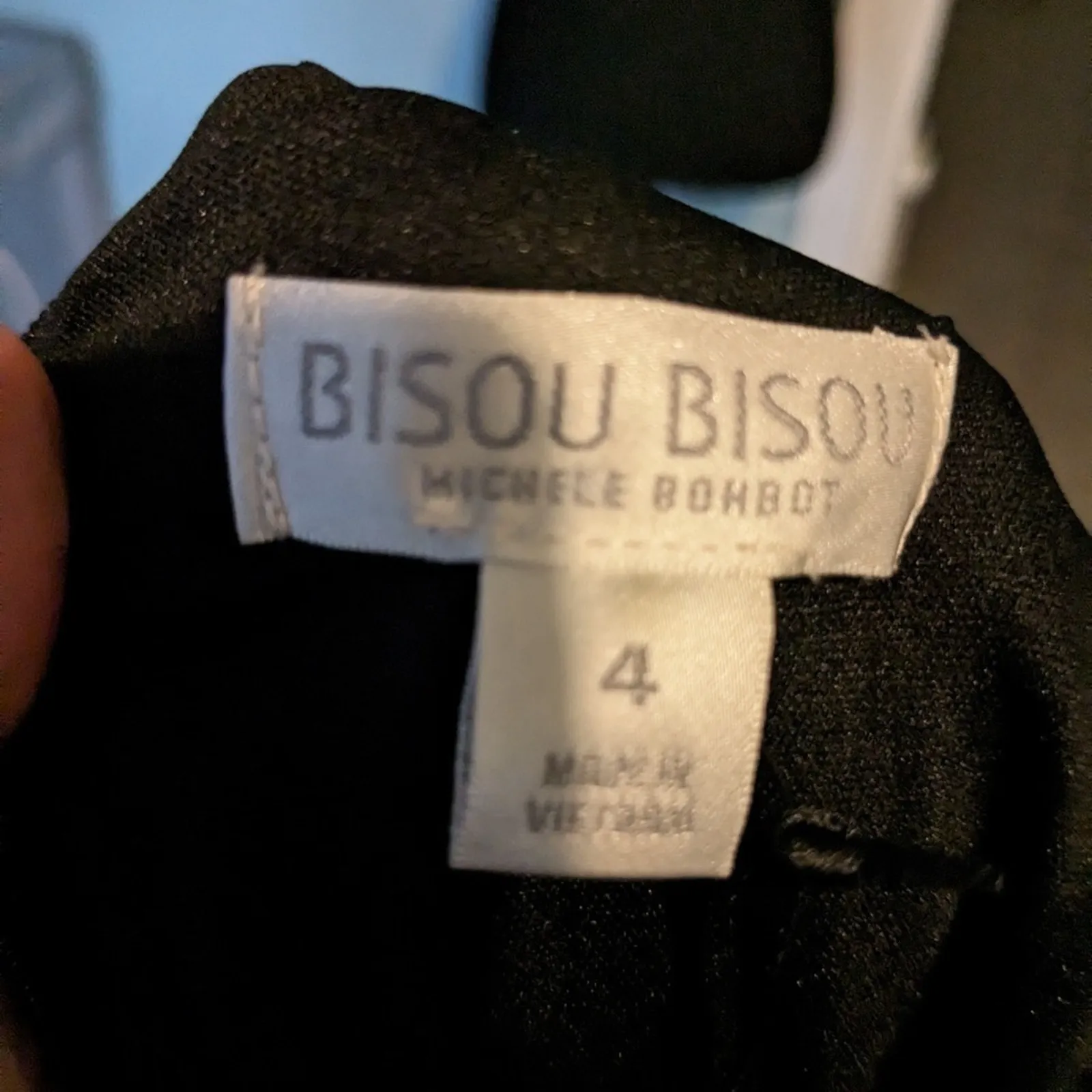 Bisou Bisou Black Maxi Dress – Sleeveless Long Evening Dress – Size 4 - Image 6