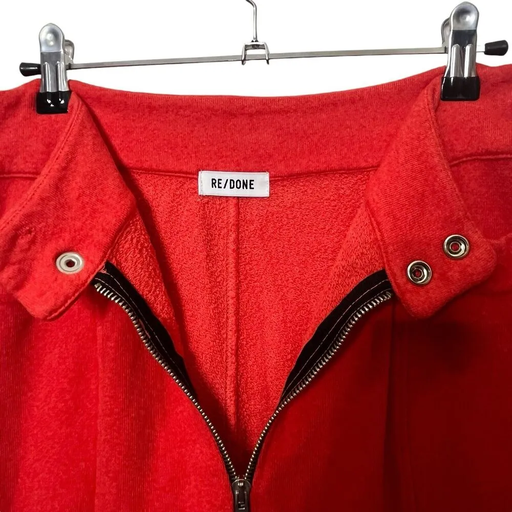 Re/Done Originals Track Flare Sweatpants In Red Women’s Size M - Image 5