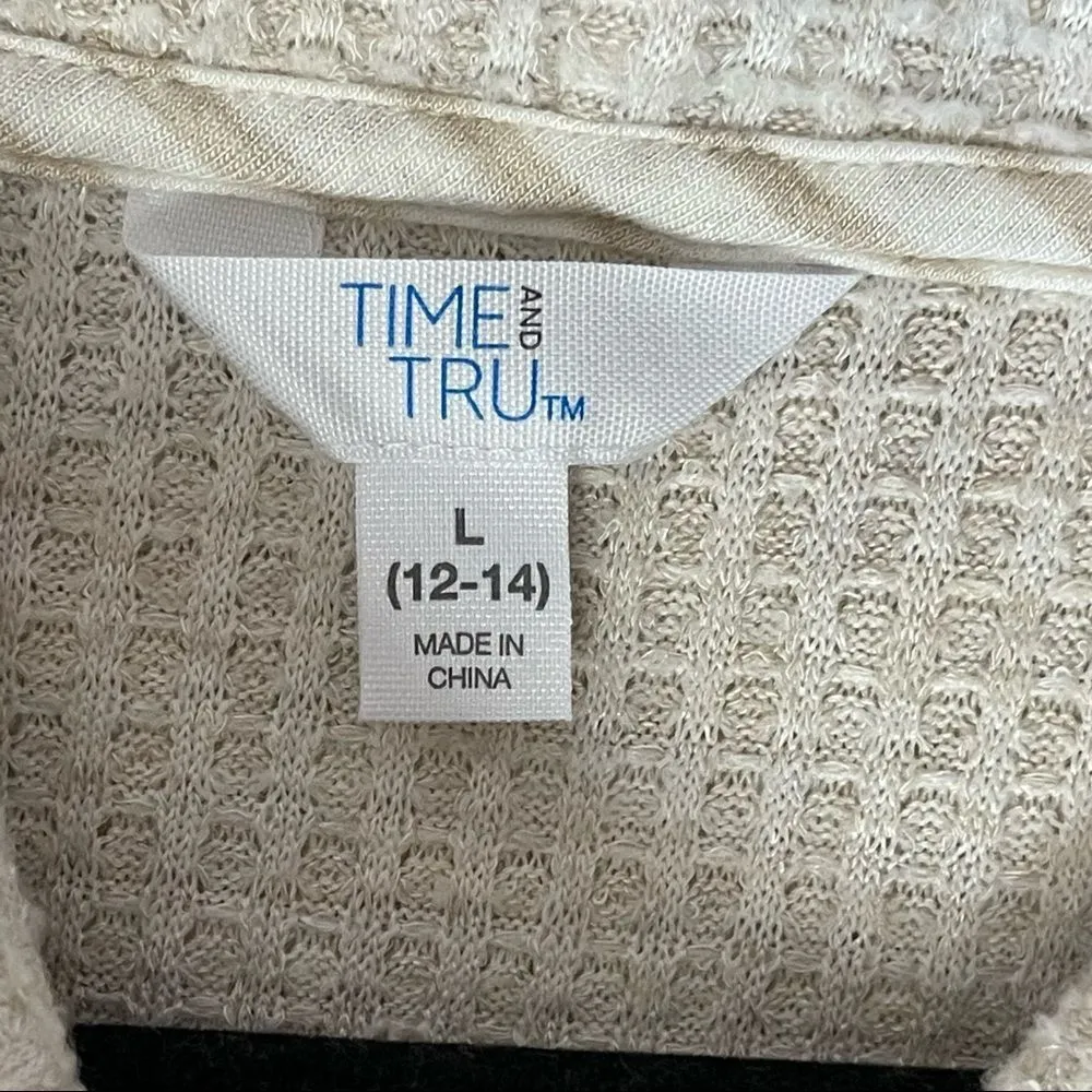 Time and Tru Funnel Neck Top szL - Image 5