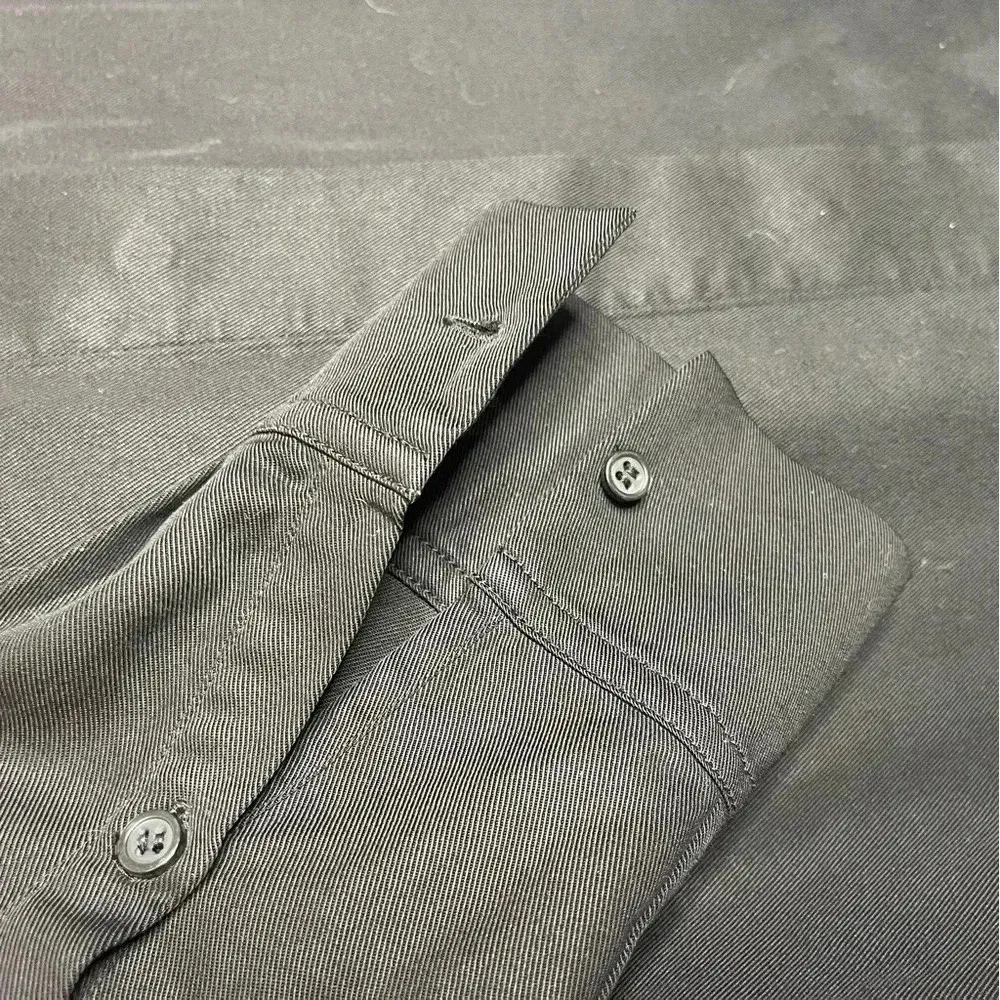 COS Black Button Up Shirt Dress Size 4 - Image 4