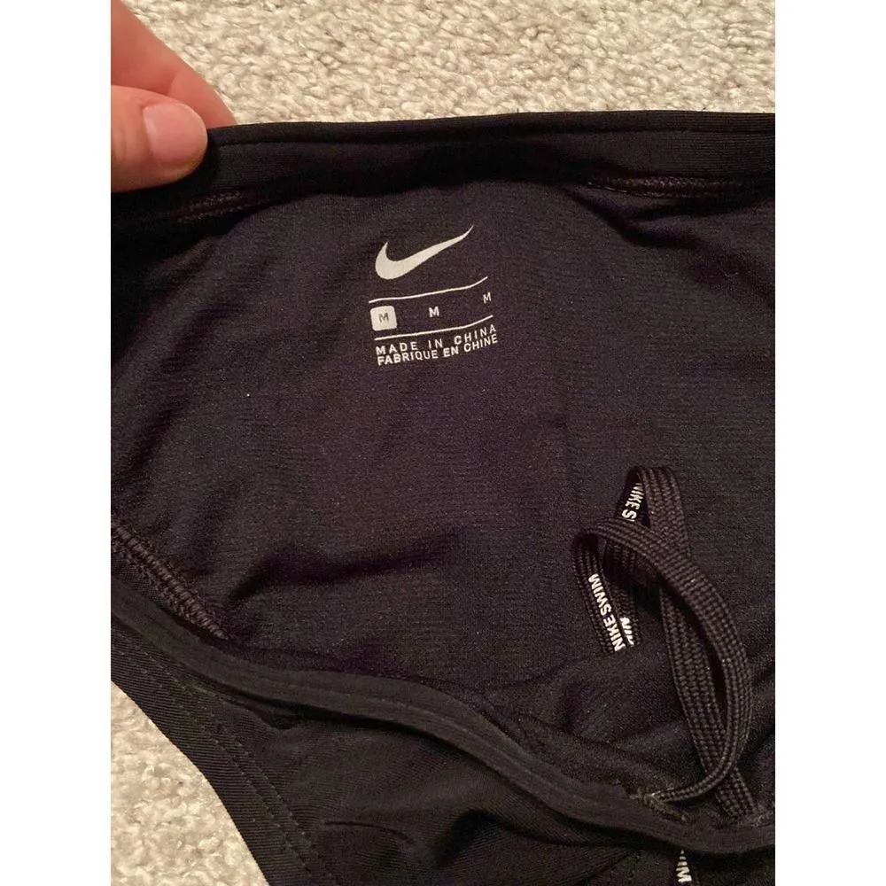 Nike swim Bikini‎ Bottoms Solid Black medium - Image 2