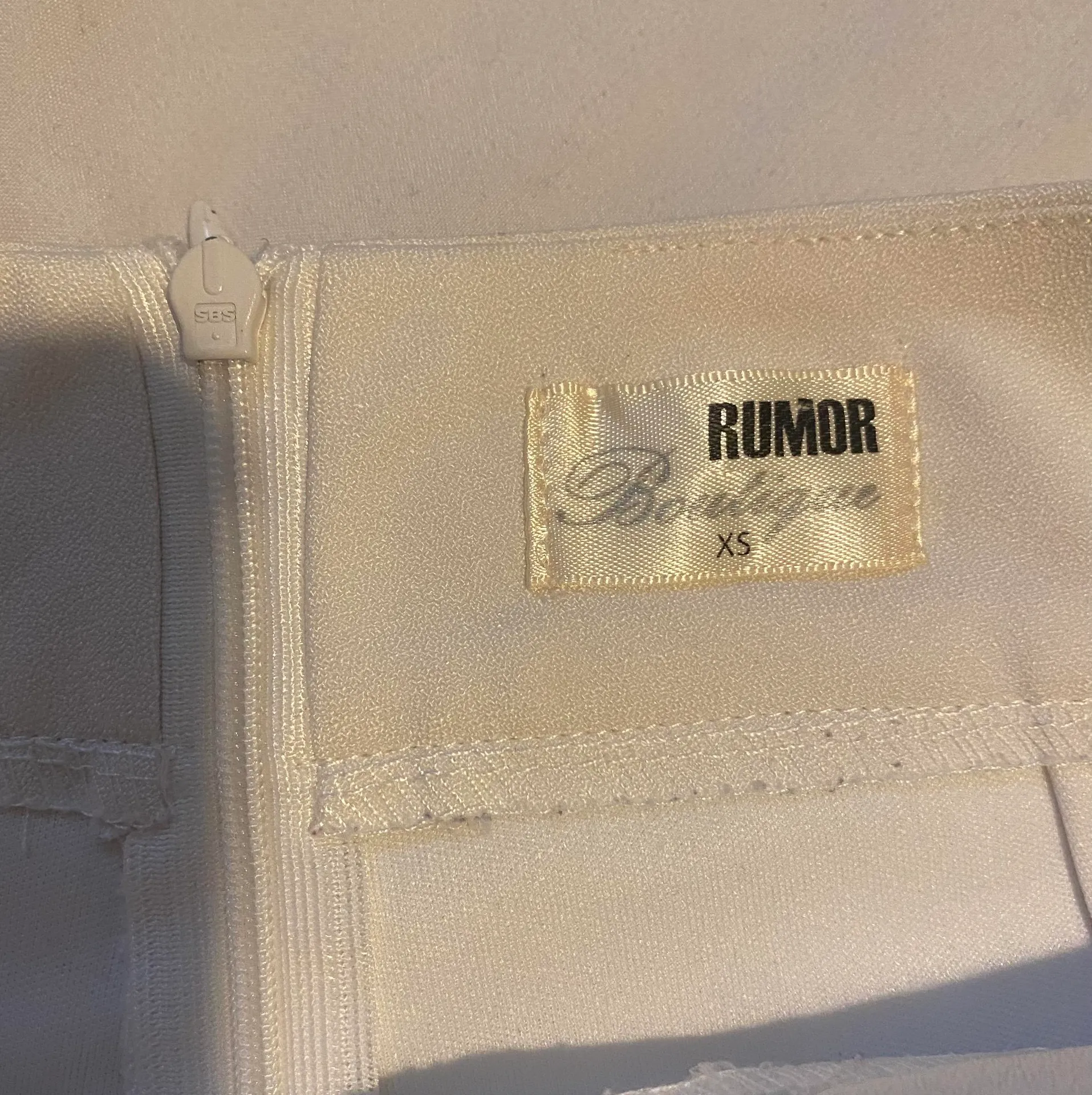 White Envelope Shorts - Image 6