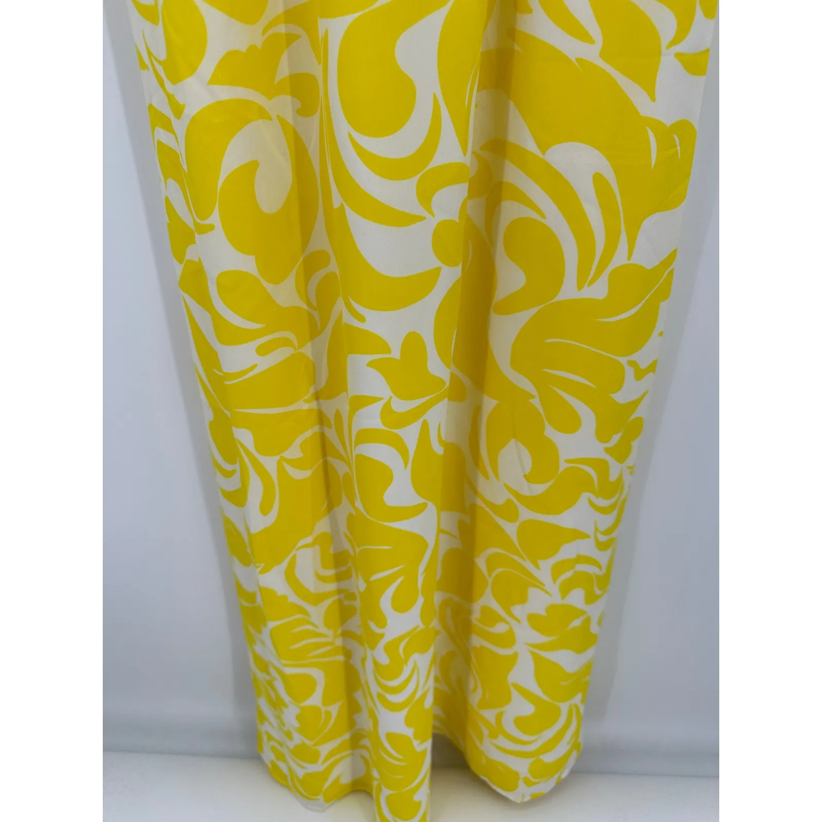 Ann Taylor Womens Yellow Floral Maxi Dress Size 2 Boho Vaca Summer Cruise - Image 5