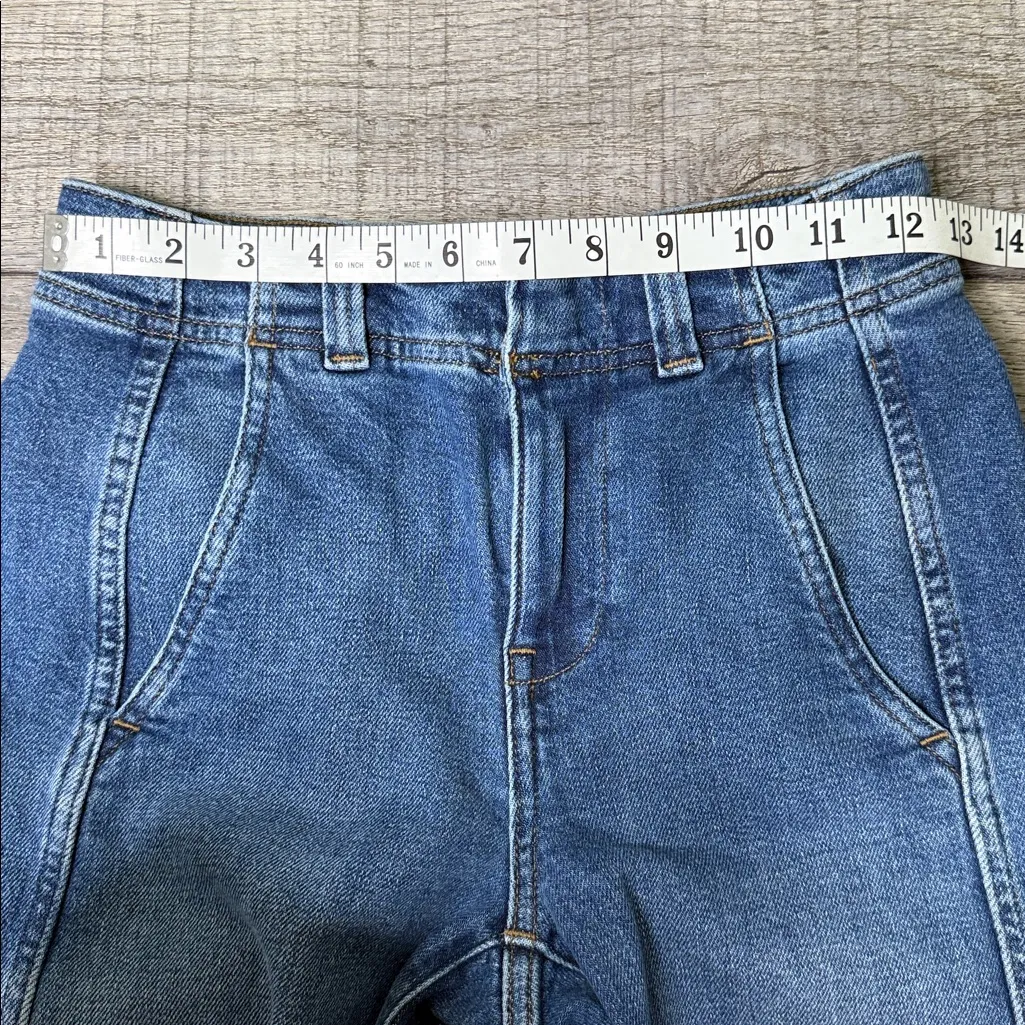 Madewell Tapered Denim Trousers High Rise Comfort Barrel - Image 11