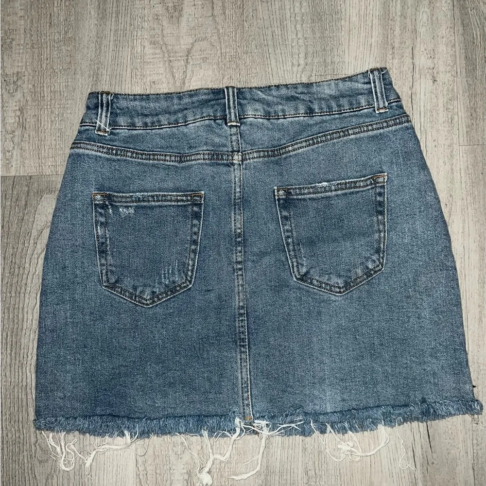 Wild fable frayed denim skirt - Image 2