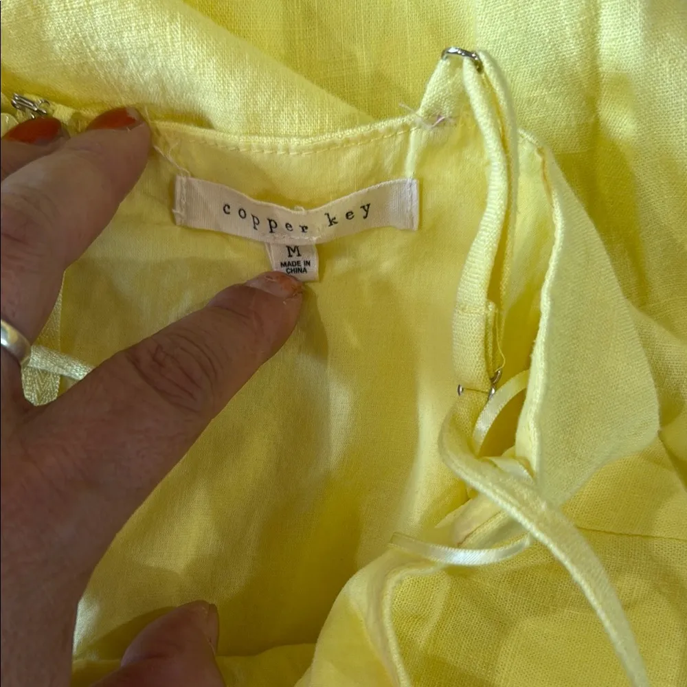 Copper Key Bright Yellow Jumpsuit - Image 4