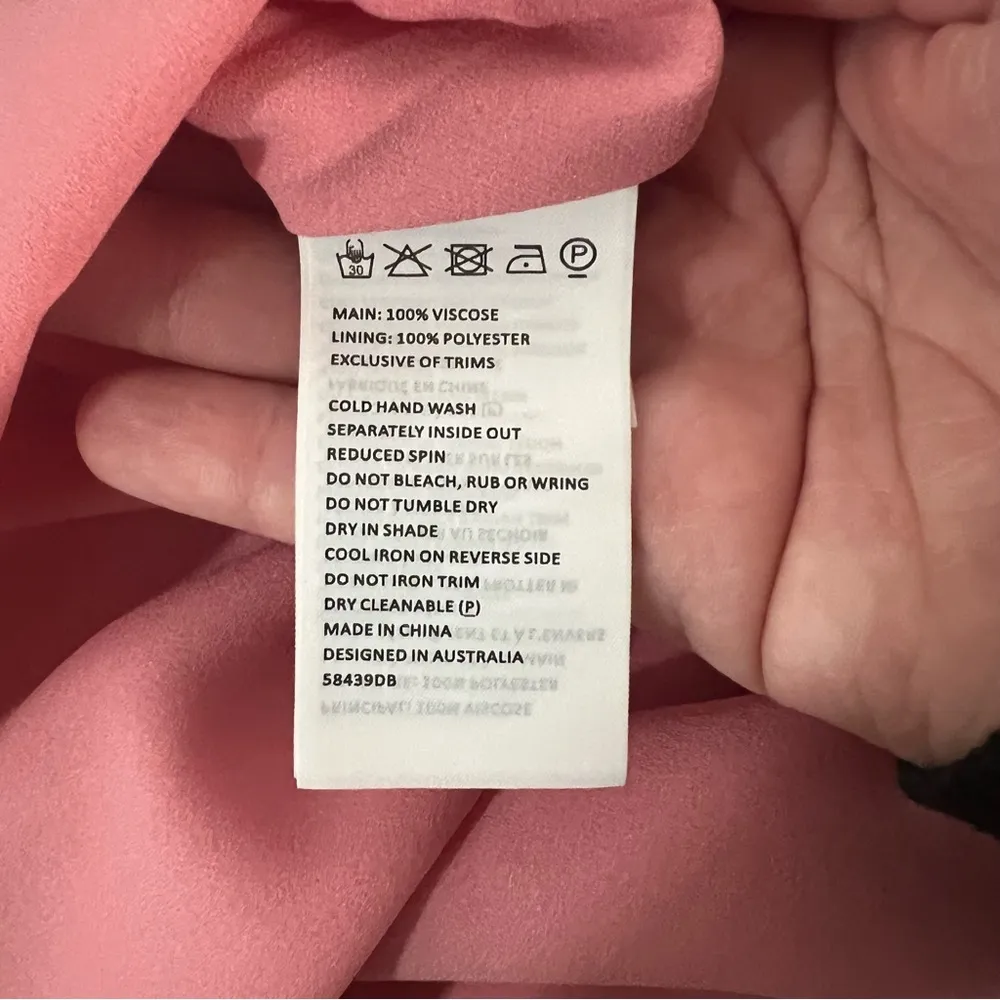 NEW NWT Bardot Rome Diamonte Cutout Slip Dress Maxi Gown In Blush Pink - Image 11