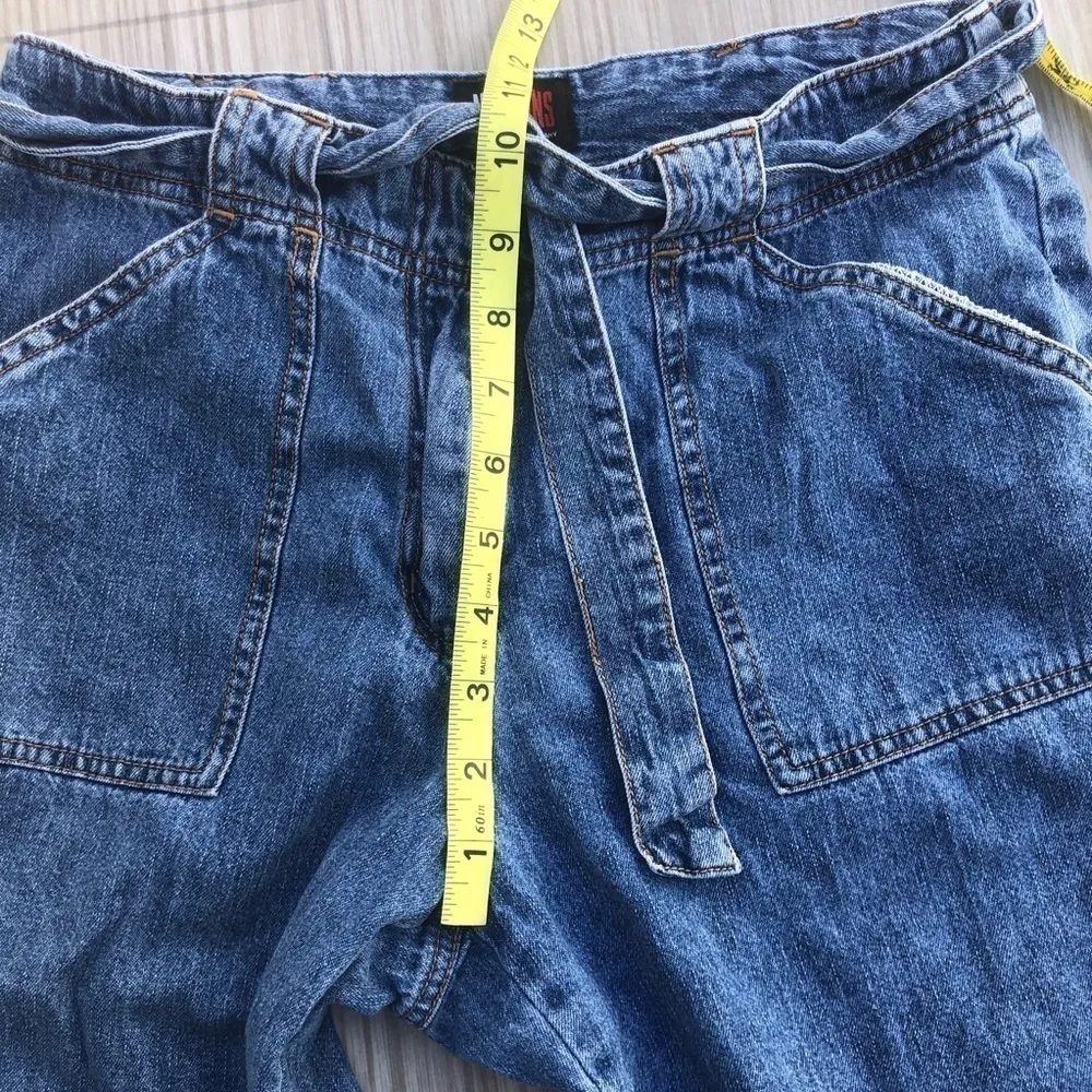 Paperbag Style jeans Size 8 NY&Co Blue - Image 6