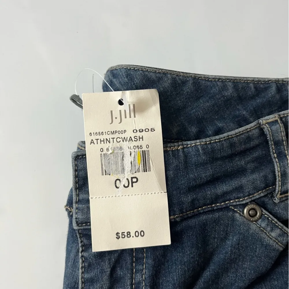 J Jill • NWT Tried and True Straight Jeans Classic Blue Denim Jeans Size 0P - Image 6