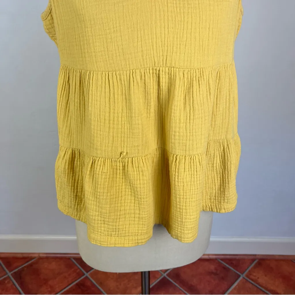 Marine Layer Corinne Tank - Ochre - Image 5