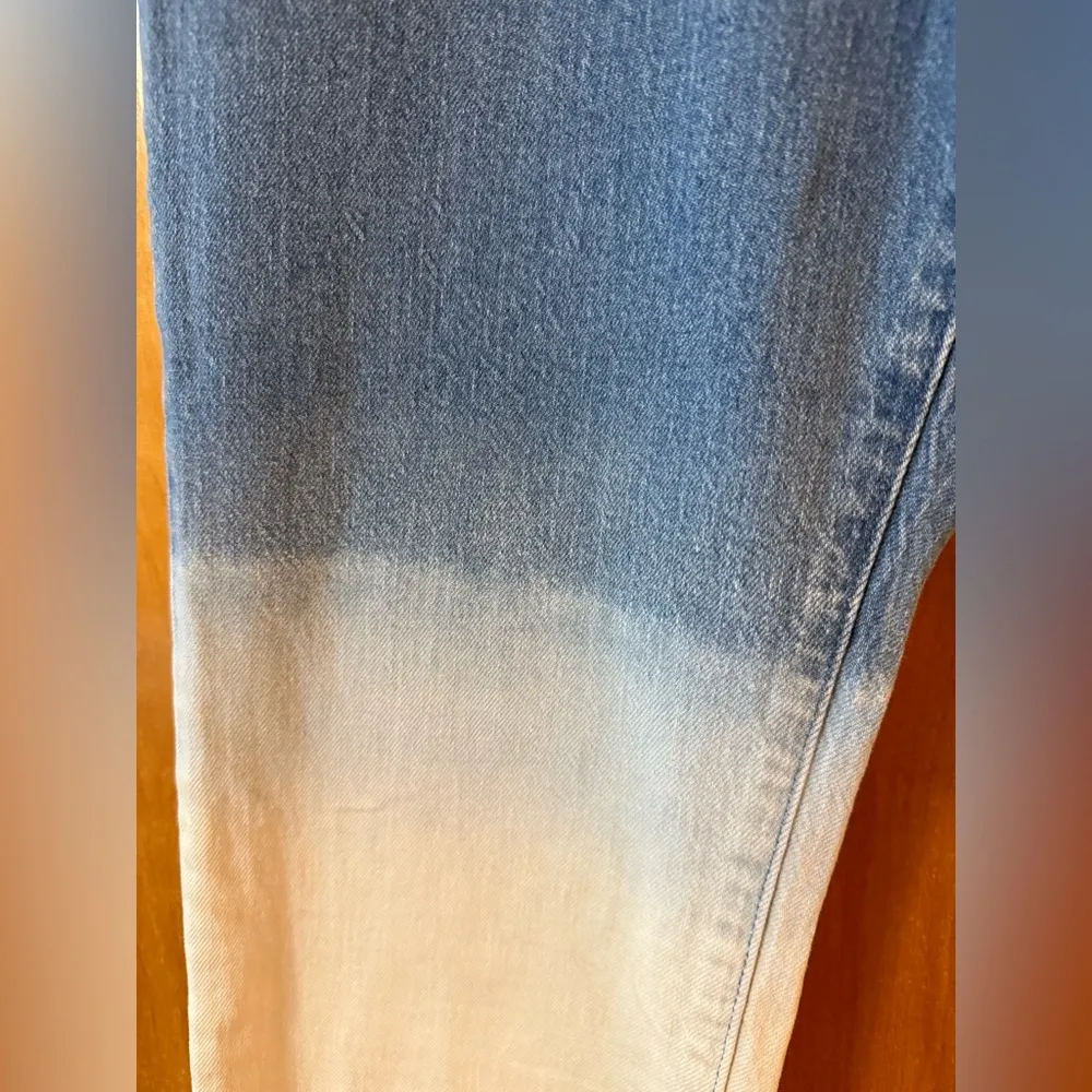 Michael Kors Blue Denim Jeans Bleached Leg Color Block NWT Women’s Size 14 - Image 12