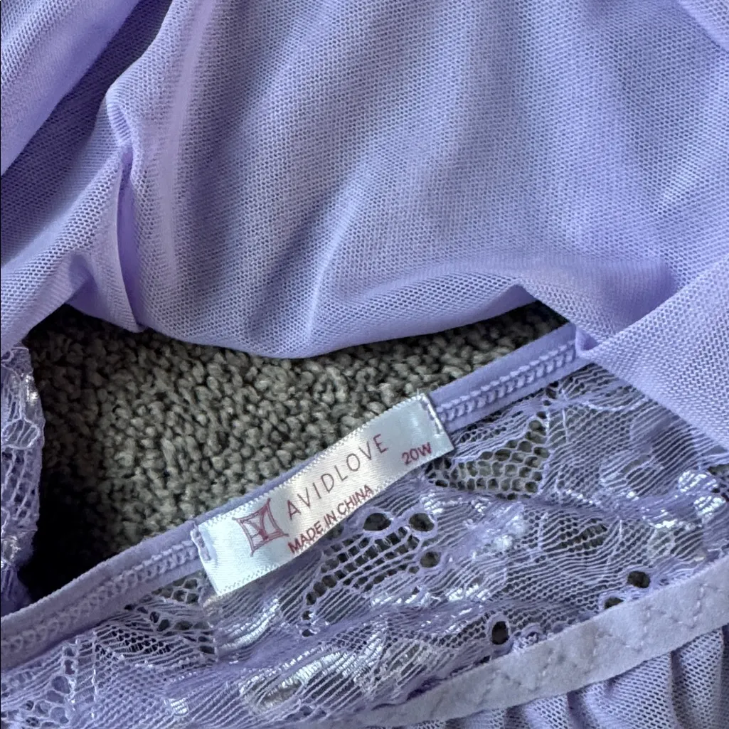 Avidlove  Lavender Chemise SIZE 20W - Image 3
