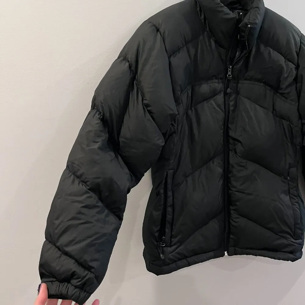 Polar Edge Down Puffer Jacket Size Medium Women's Black Feather Filled Coat - Image 5