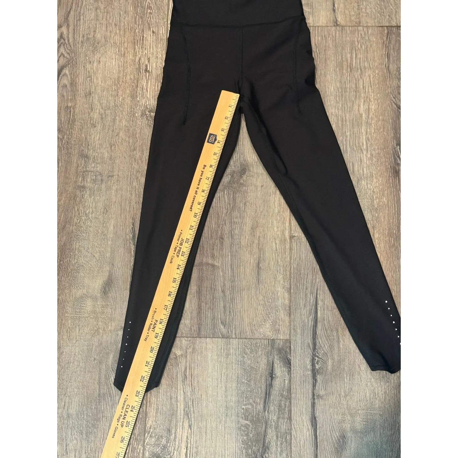 Athleta legginge size xxs, pace setter black,‎ like new condition - Image 2