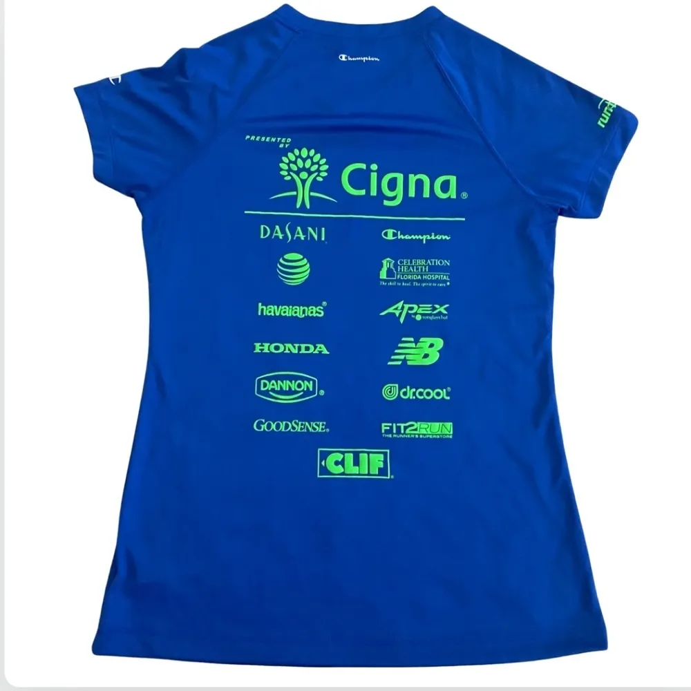 NEW Women’s runDisney DISNEYLAND Half Marathon 2016 Tech Race Shirt Small S - Image 4