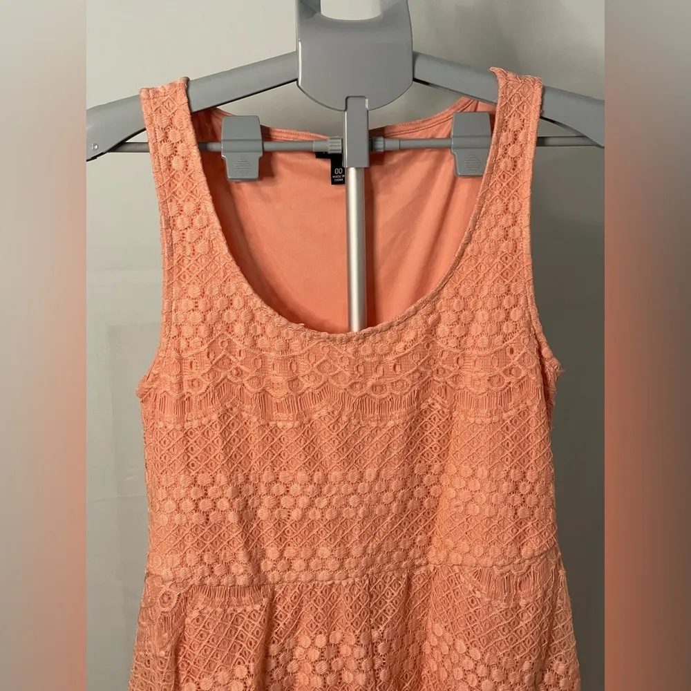 Torrid Pink Lace Sundress Hanky Midi Knee Skater 00‎ - Image 6