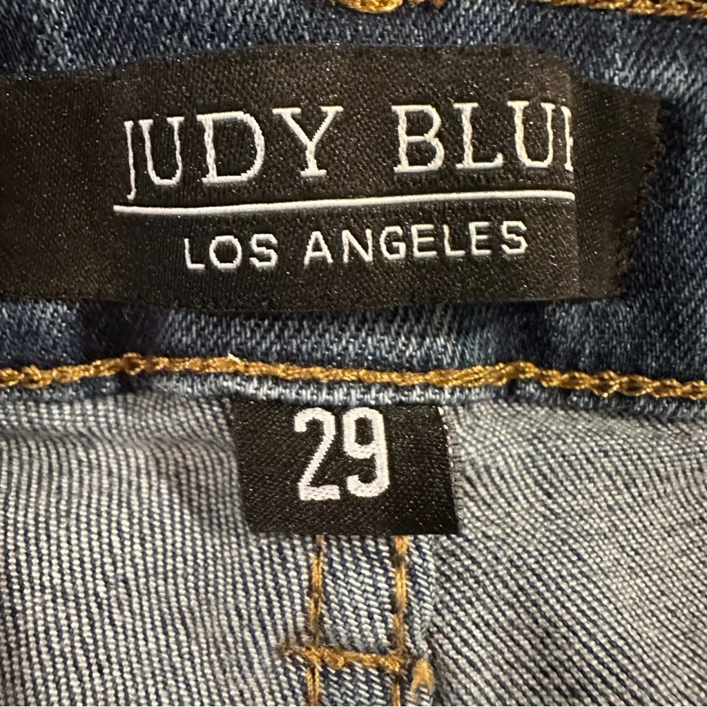 Judy Blue Relaxed Fit‎ Skinny Denim Jeans Size 29 Style #JB82102 Stretch - Image 8