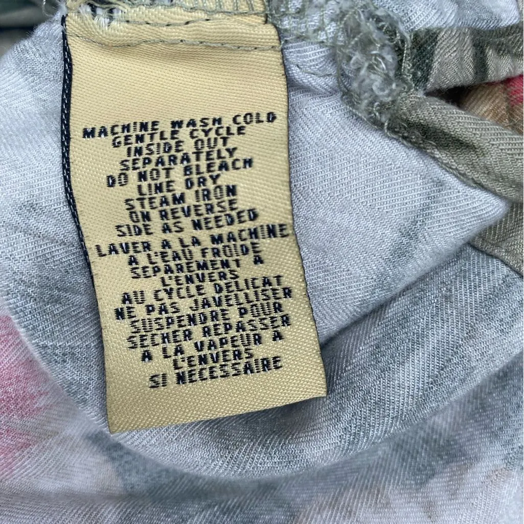 La Cabana Hawaiian shirt MP Sage Green White Short Sleeve Collard Button Closure Size undefined - Image 5