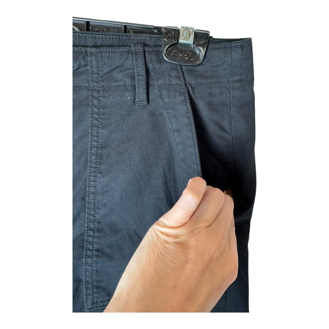 Banana Republic‎ Pants Women 10 Black Authentic Chino Parachute NWT Baggy Y2K - Image 6