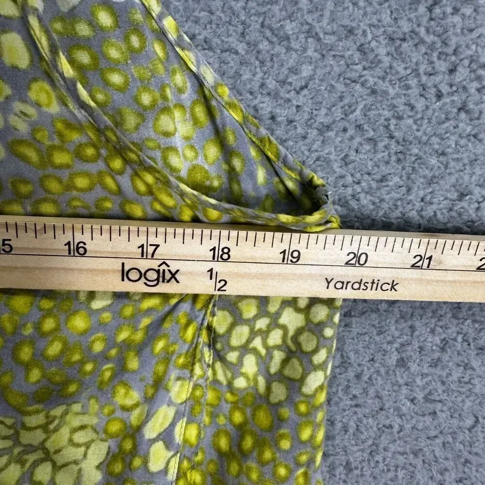 Twenty8twelve by s. miller top‎ womens 6 green gray geometric print gauzy flowy - Image 4