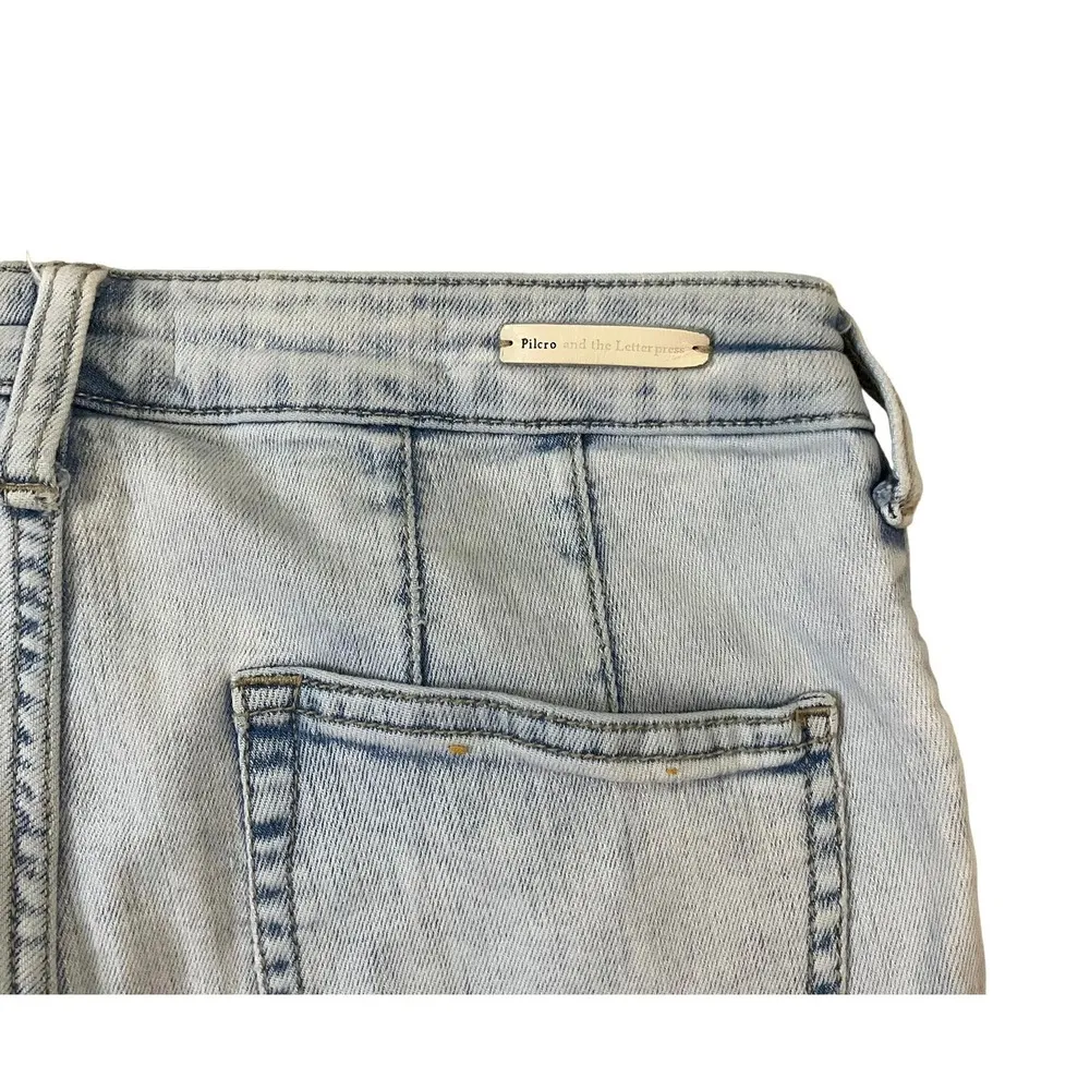 Pilcro & the Letterpress Anthropologie High-rise Denim Leggings Size 29 | 45-11 - Image 8