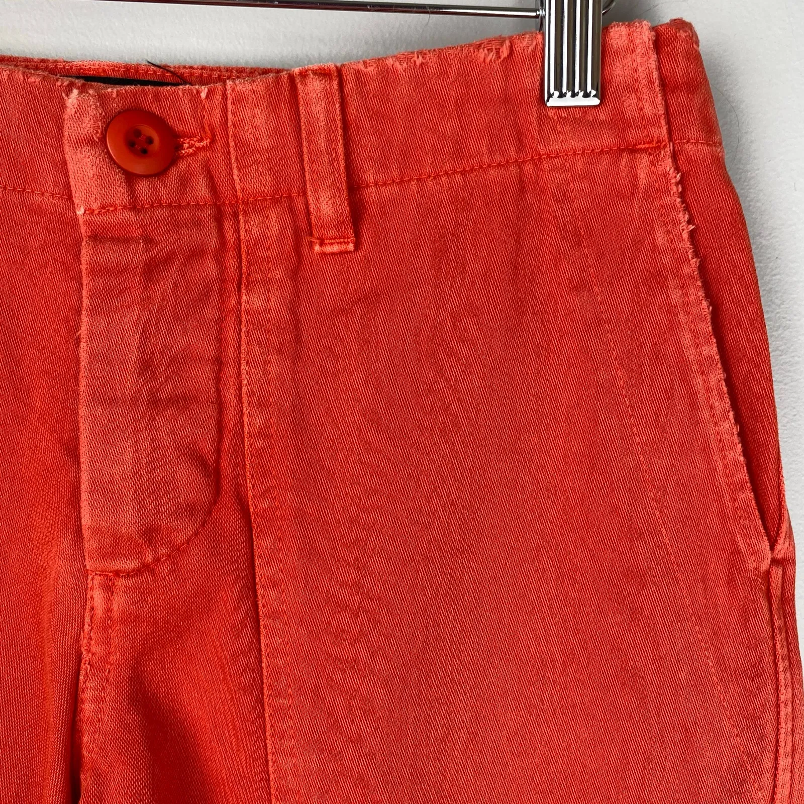 Le Superbe Woman's Red Beach Crawler Cut Off Shorts Size 2 $175 NWT - Image 3