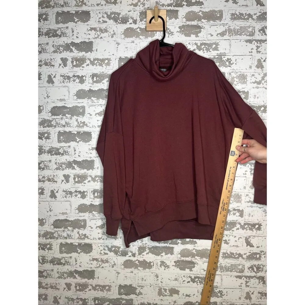 Aerie | women maroon cowl neck pullover - Image 6
