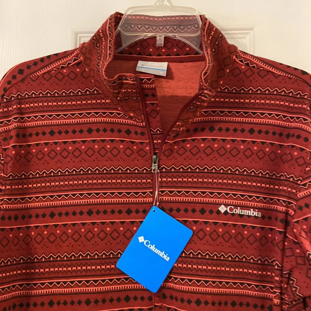 Columbia Women Drifted Snow half zip Shirt size XL brand new - Image 4