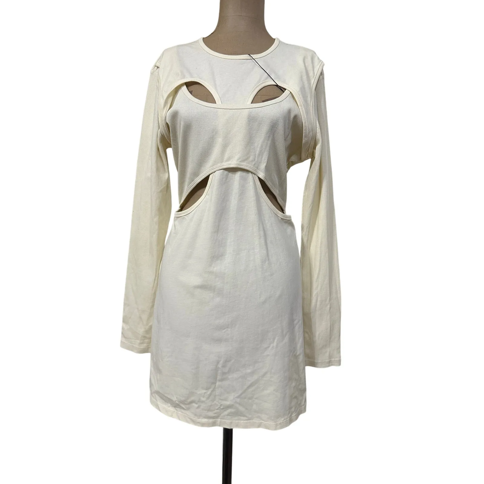 Dion Lee Mini Dress Cut Out New Size XL - Image 4